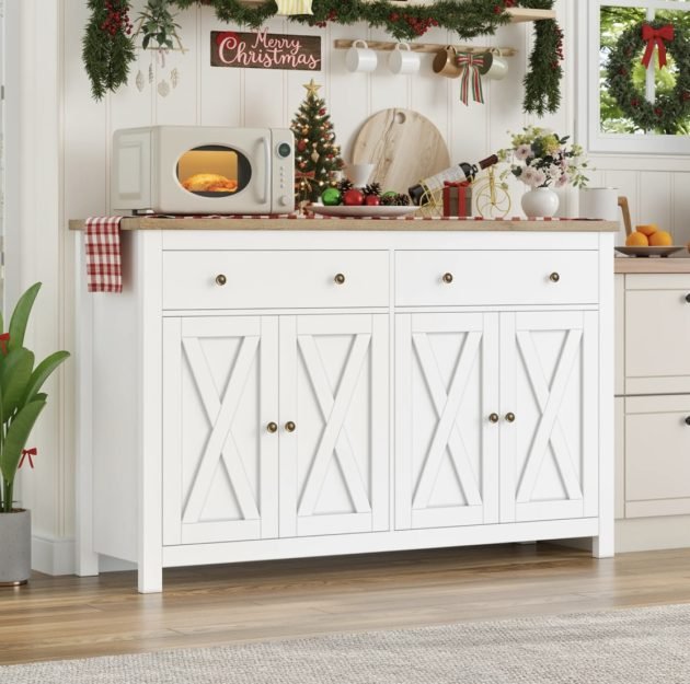 Kitchen Buffet Storage Cabinet only $169.99 shipped!