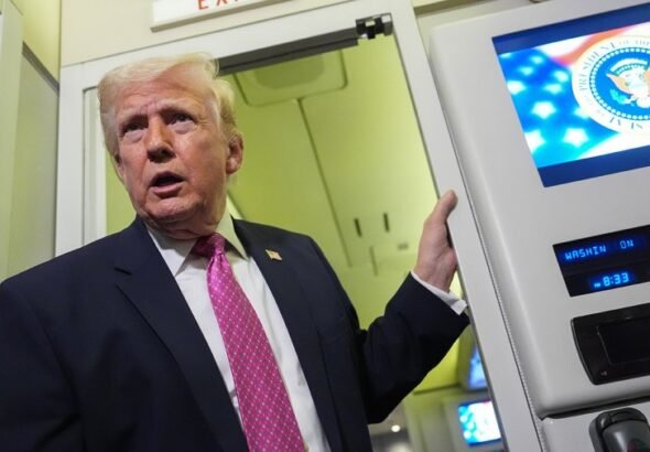 First look at Trump's library: Miami skyscraper with ballroom, golden statue, even aircraft