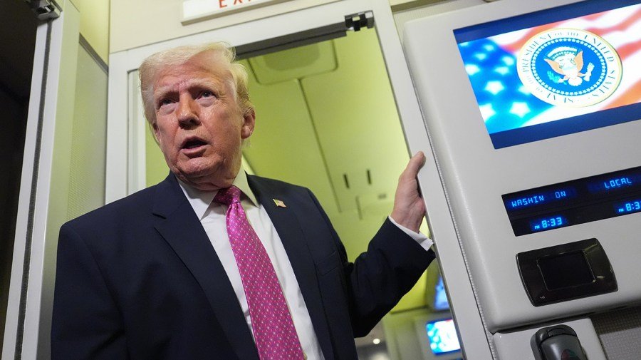 First look at Trump's library: Miami skyscraper with ballroom, golden statue, even aircraft