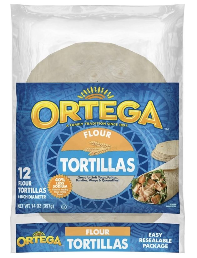 Ortega Flour Tortillas, 12 Tortillas only $1.94 shipped!
