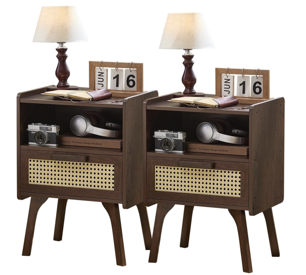 *HOT* TWO Rattan Nightstands only $39.99 shipped!