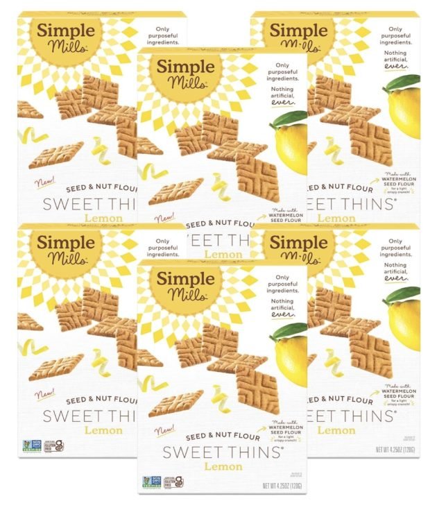 Simple Mills Lemon Seed & Nut Flour Sweet Thins (6 boxes) only $18.33 shipped!