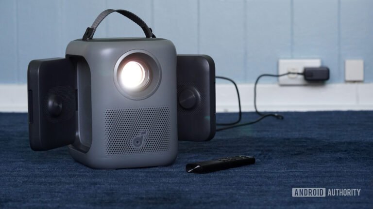 This budget Google TV projector looks like a space-age gimmick, and I love it