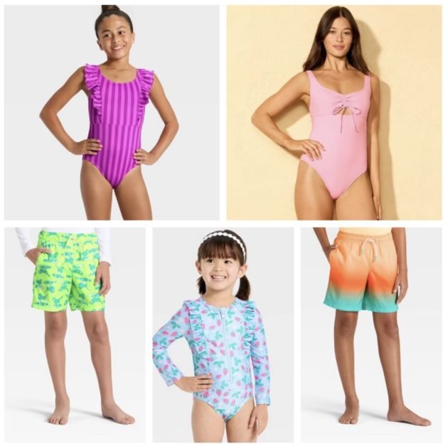 Target Circle: 40% off Swimwear for the Family Today!