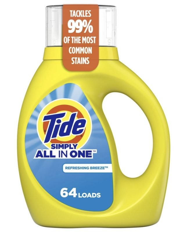 Tide Simply Liquid Laundry Detergent, 64 loads only $3.24 after Walmart Cash!