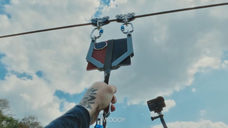 A Man Hung Off a Zipline Using Only the HONOR Magic V6 Hinge: Here's What Happened