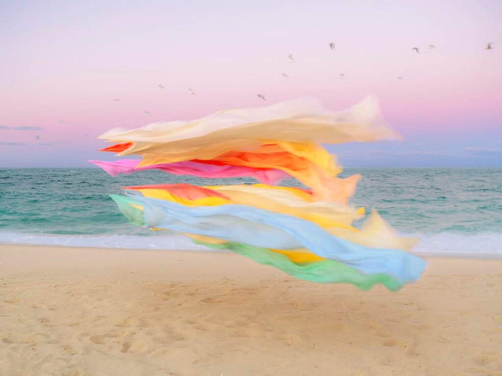 Breezy Swathes of Fabric Dance Amid Landscapes in Thomas Jackson’s Photos