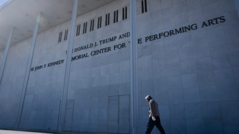 Preservation groups sue to block Trump Kennedy Center changes