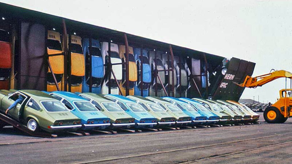 The Clever Engineering Of Shipping The Chevy Vega By Train