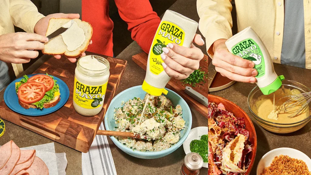 The brand behind those viral olive oil squeeze bottles is entering the mayo wars