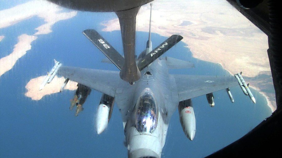 US military refueling aircraft crashes in Iraq, Centcom says