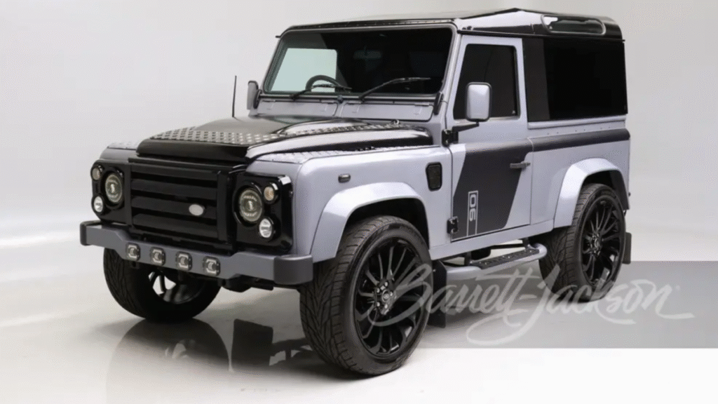 This Ultra-Rare BMW-Powered Defender 90 Just Hit the Auction Block