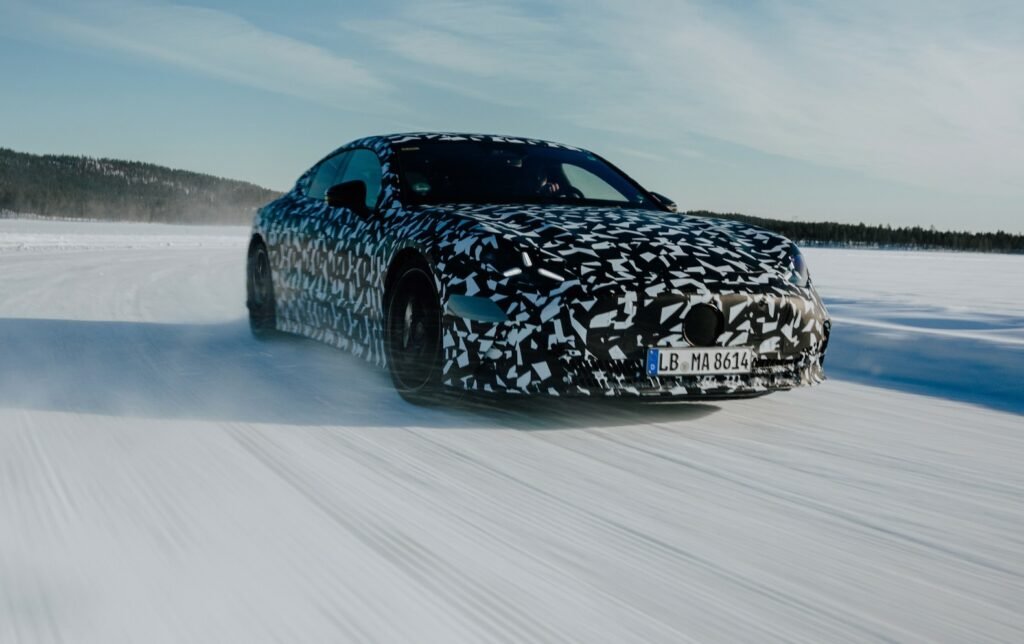 New Mercedes-AMG GT 4-Door Coupe Teased With Three-Motor Electric Powertrain