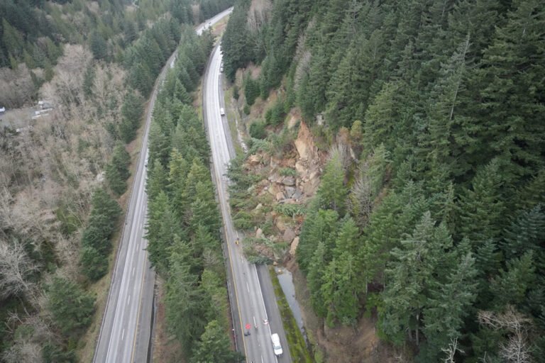 The 19 March 2026 landslide on Interstate 5 near Bellingham in Washington State, USA
