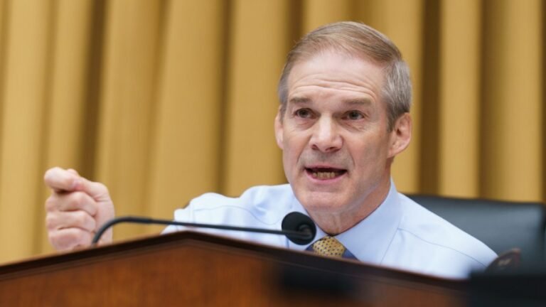 Jim Jordan blames Democrats for 10 percent approval rating of Congress