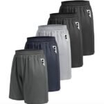 Men’s 5-Pack Athletic Gym Shorts only $19.98!