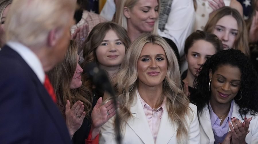 Trump 'not a big fan' of Riley Gaines after AI Jesus image criticism