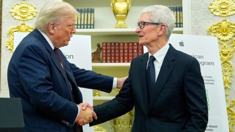 Trump praises Tim Cook on departure from Apple: 'I have always been a big fan'