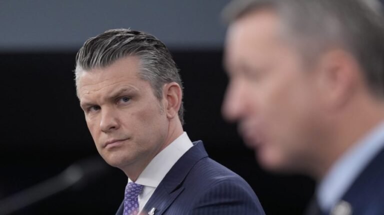 Watch live: Hegseth, Caine brief reporters on Iran after Trump extends pause on strikes