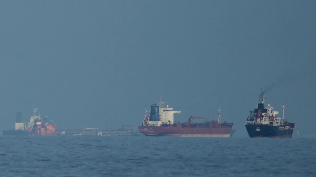 Strait of Hormuz shipping traffic appears to come to a halt as U.S. reveals details of the blockade