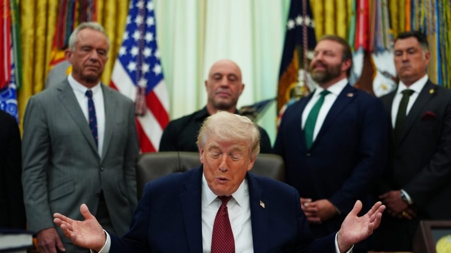Joe Rogan joins Trump to sign order allowing psychedelic drug research