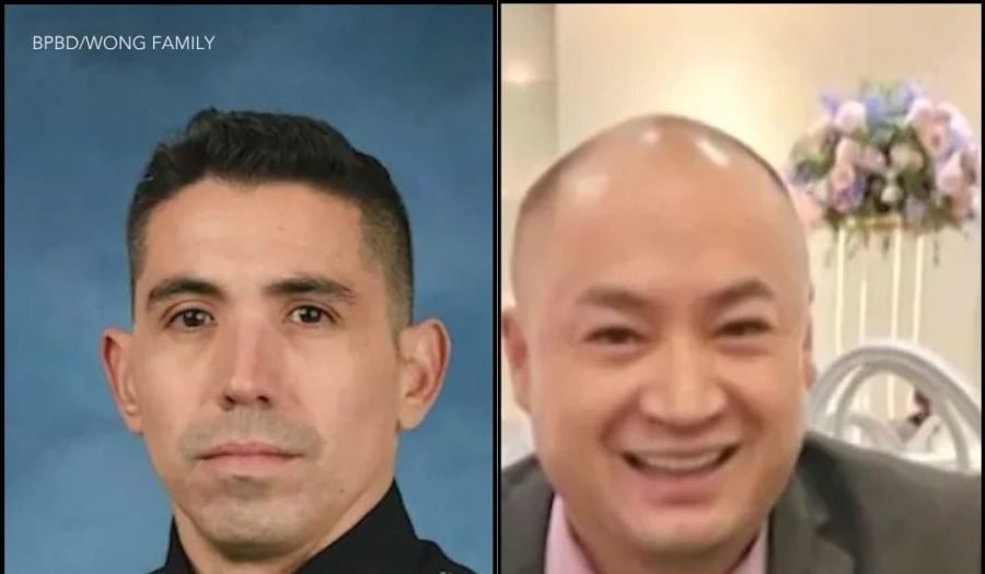 Chilling bodycam video shows California gunfight that killed officer, innocent father