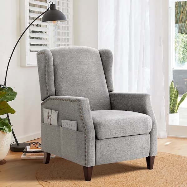 Gracie Oaks Upholstered Push Back Recliner only $142.99 shipped! {Today only}