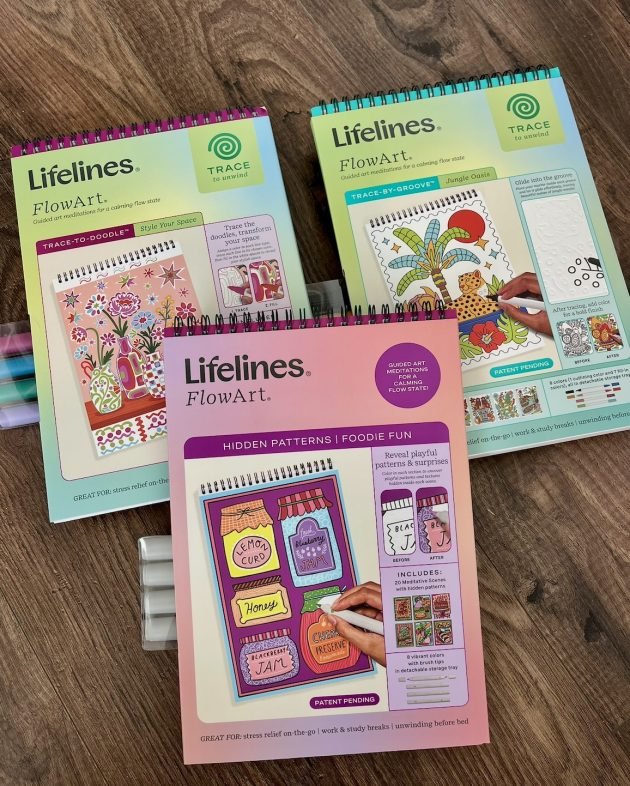 Lifelines FlowArt Activity Pad, 2-Pack & Bonus Pad only $25.49 shipped!