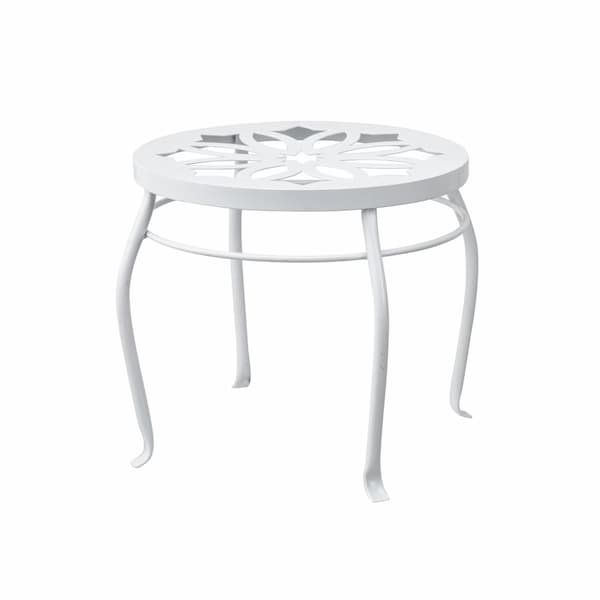 Mainstays 9-Inch White Metal Plant Stand only $7.88!