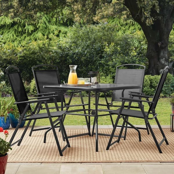 Mainstays Albany Lane 5-Piece Steel Outdoor Patio Dining Set only $98 shipped!