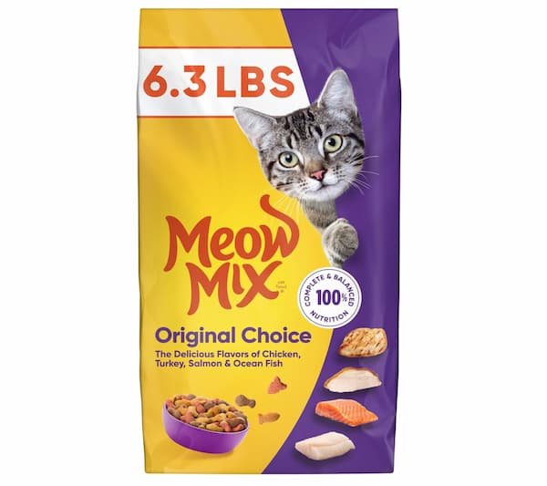 Meow Mix Original Choice Dry Cat Food, 6.3 Pound Bag only $3.38 shipped!