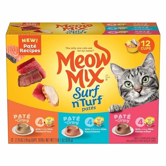 Meow Mix Wet Cat Food Variety Pack 12-Count just $4.61 shipped!