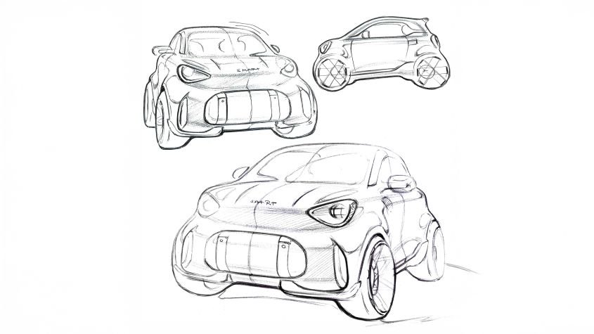 New Smart #2 city car - pictures