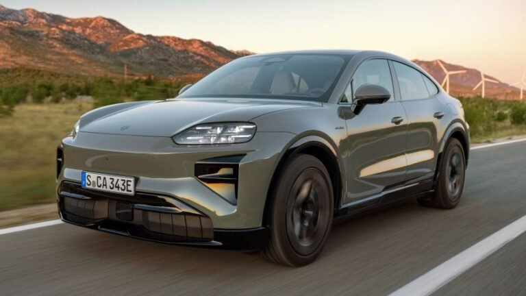 New Porsche Cayenne Coupe Electric 2026 - pictures