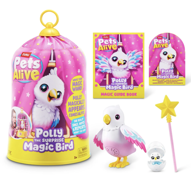 “Pets Alive” Polly the Interactive Electronic Pet only $14.99!