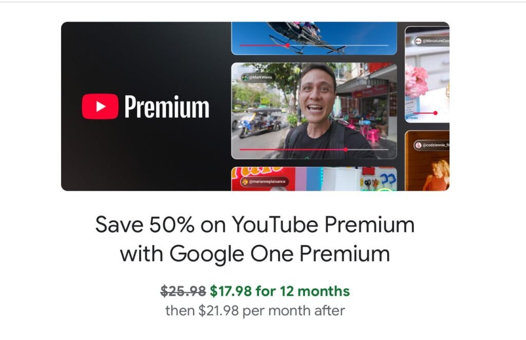 Google raised YouTube Premium prices and now it’s offering it for half off