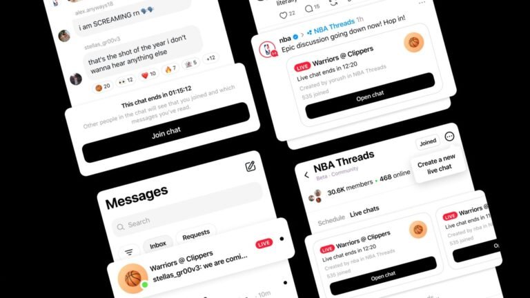Threads Launches Live Chats for Real-Time Conversations During Major Events