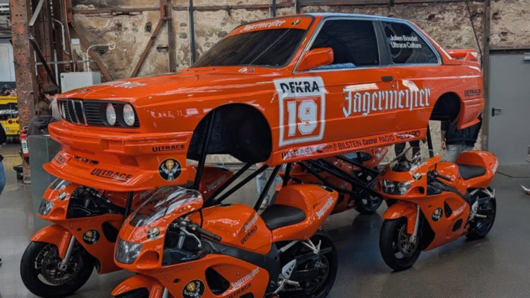 Someone Put a BMW E30 M3 on Four Motorcycles—and It Looks Unreal