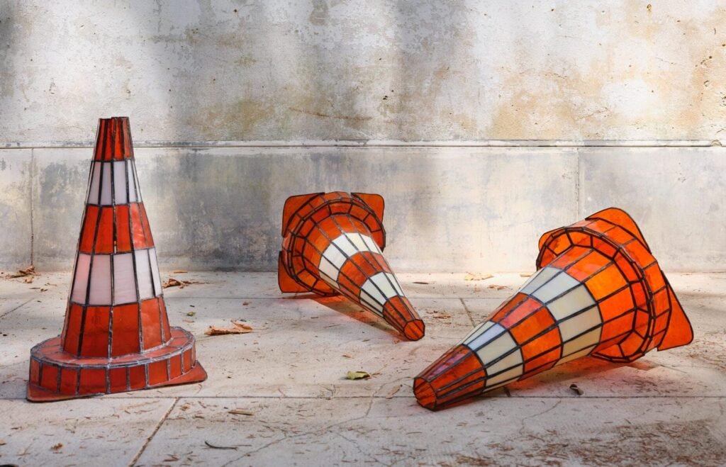 Stained Glass Objects by Pia Hinz Reflect the Contrast Between Strength and Fragility