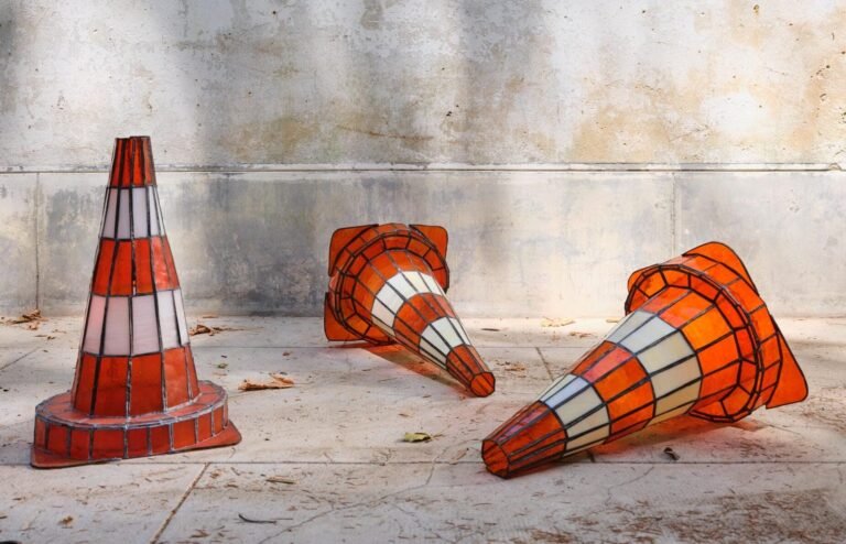 Stained Glass Objects by Pia Hinz Reflect the Contrast Between Strength and Fragility