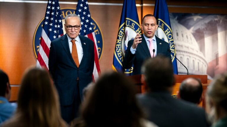 Democratic leaders navigate minefield amid liberal clamor to remove Trump