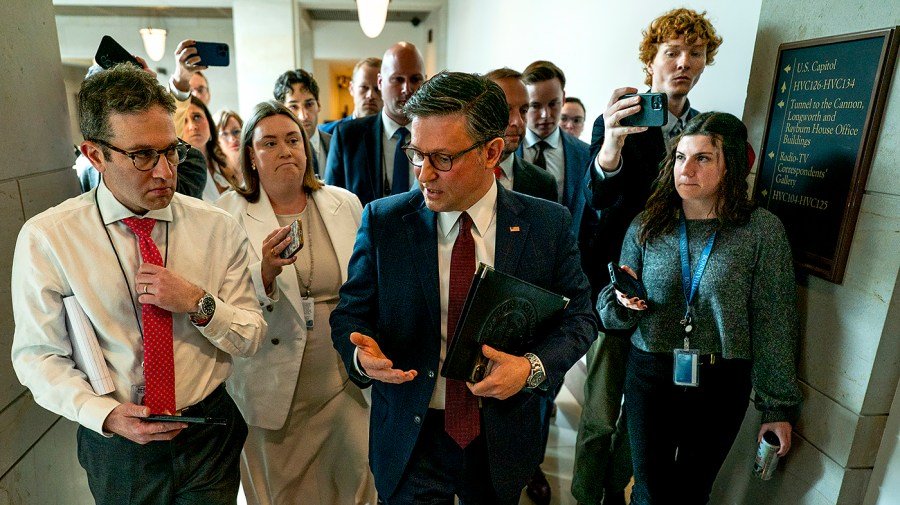 Johnson faces rocky weeks of lassoing frustrated House Republicans for major bills