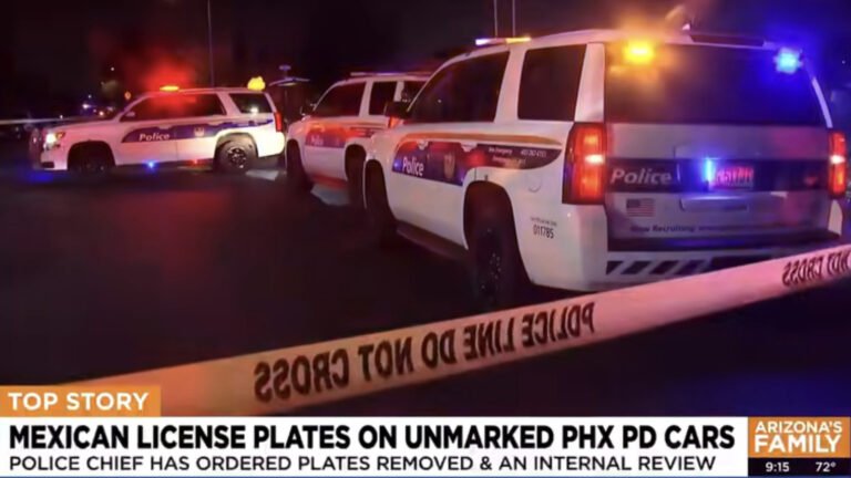 Phoenix Police Admit Using Mexican License Plates For Unmarked Cars Wasn't The Best Idea