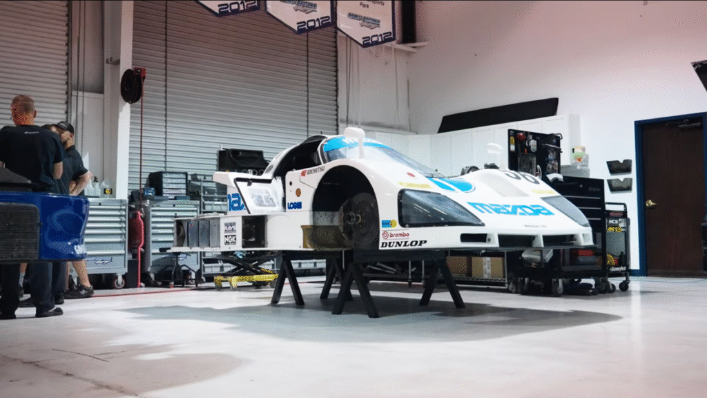 Mazda Is Still Rebuilding the Only Rotary Le Mans Winner