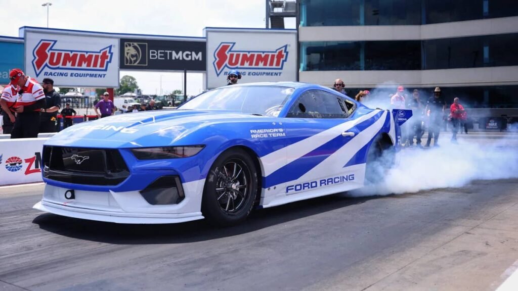 Ford Just Built a 2,200-HP Electric Mustang That Runs 6.8 Seconds