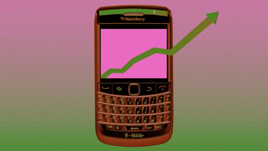 BlackBerry stock is rising today, but this time it’s not a meme thing