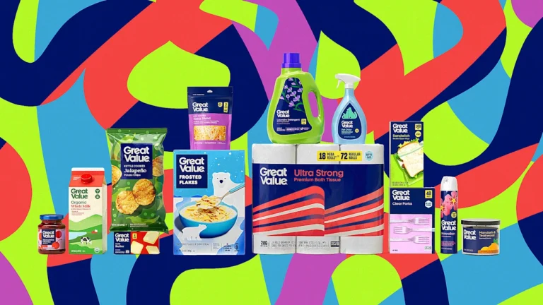 Walmart’s largest private label rebrands—and goes full ‘shoppy shop’