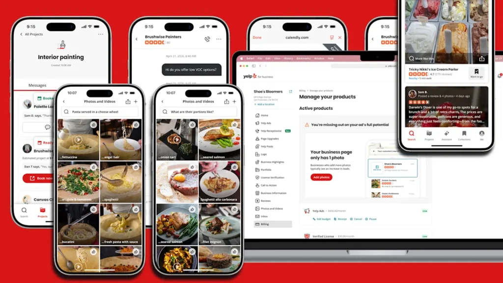 Yelp adds AI-powered search and booking for local services