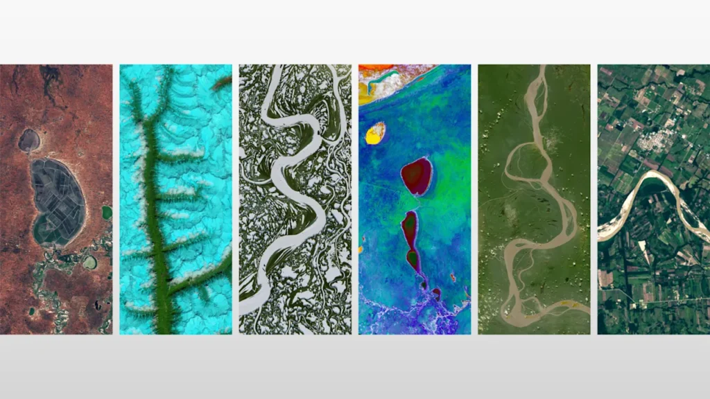 NASA made a typeface using satellite images of the Earth