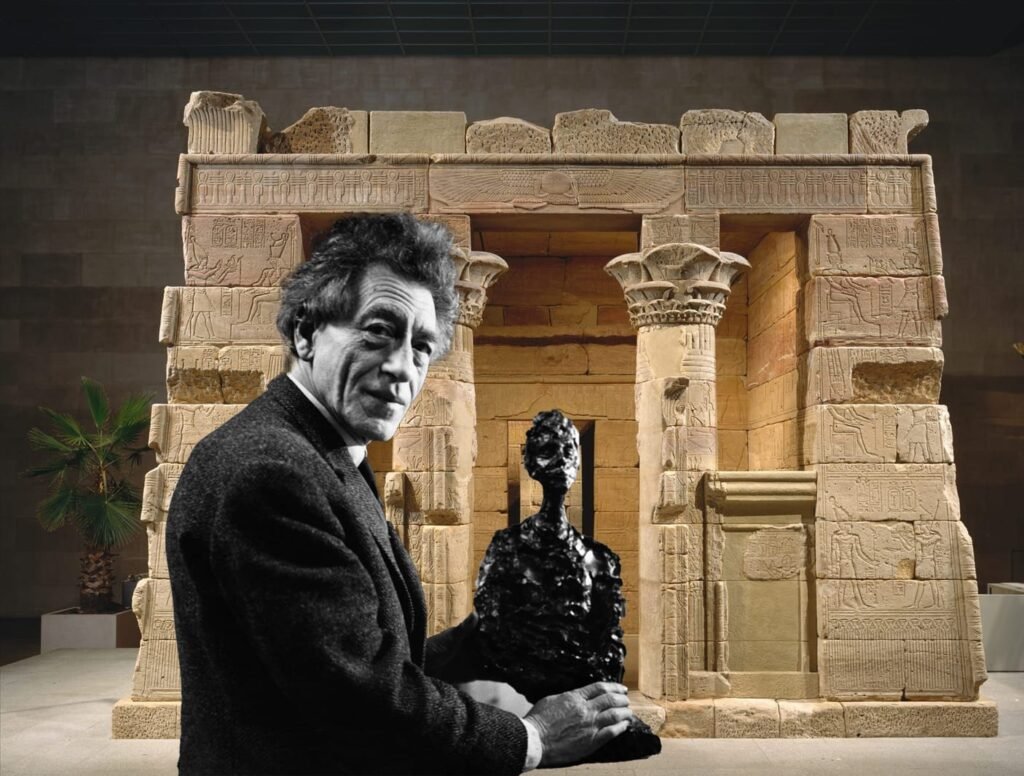 In an Unlikely Pairing, Giacometti Sculptures Head to The Met's Temple of Dendur